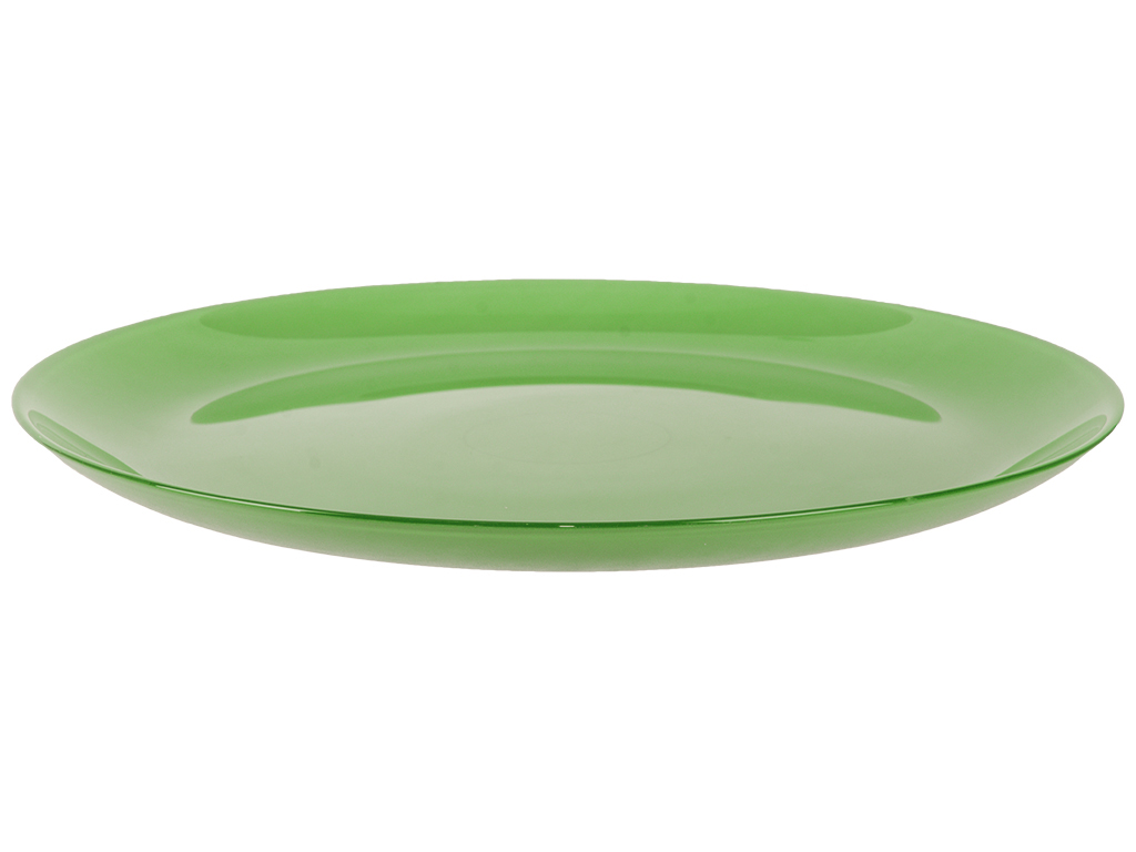 Тарілка обідня Luminarc Simply Bold, колір салатовий, 26х26х1,8см