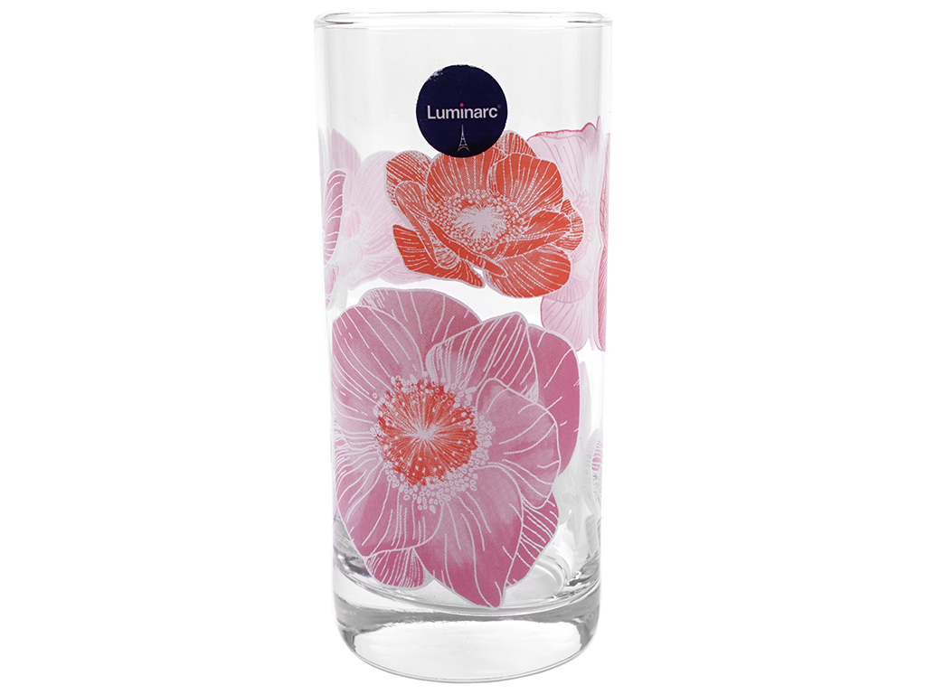 Склянка висока Luminarc Anabella Pink, 6,2х6,2х13,5см