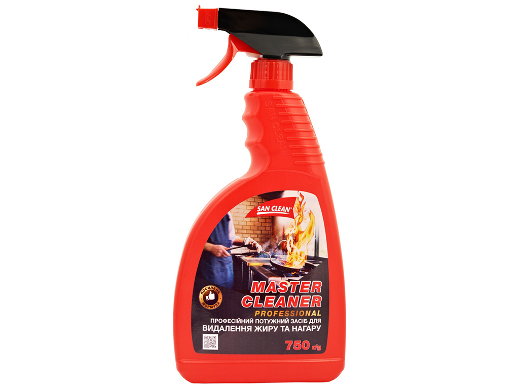Засіб для видалення жиру San Clean Master Cleaner Professional, 750мл