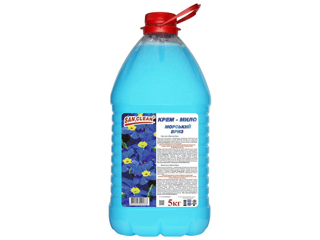 Крем-мыло San Clean Морской Бриз, 5л