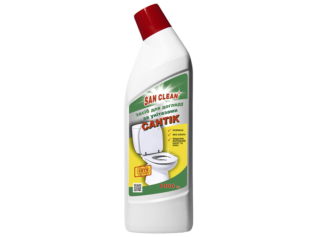 Засіб для чищення унітазу San Clean Сантік Хвоя, 1л