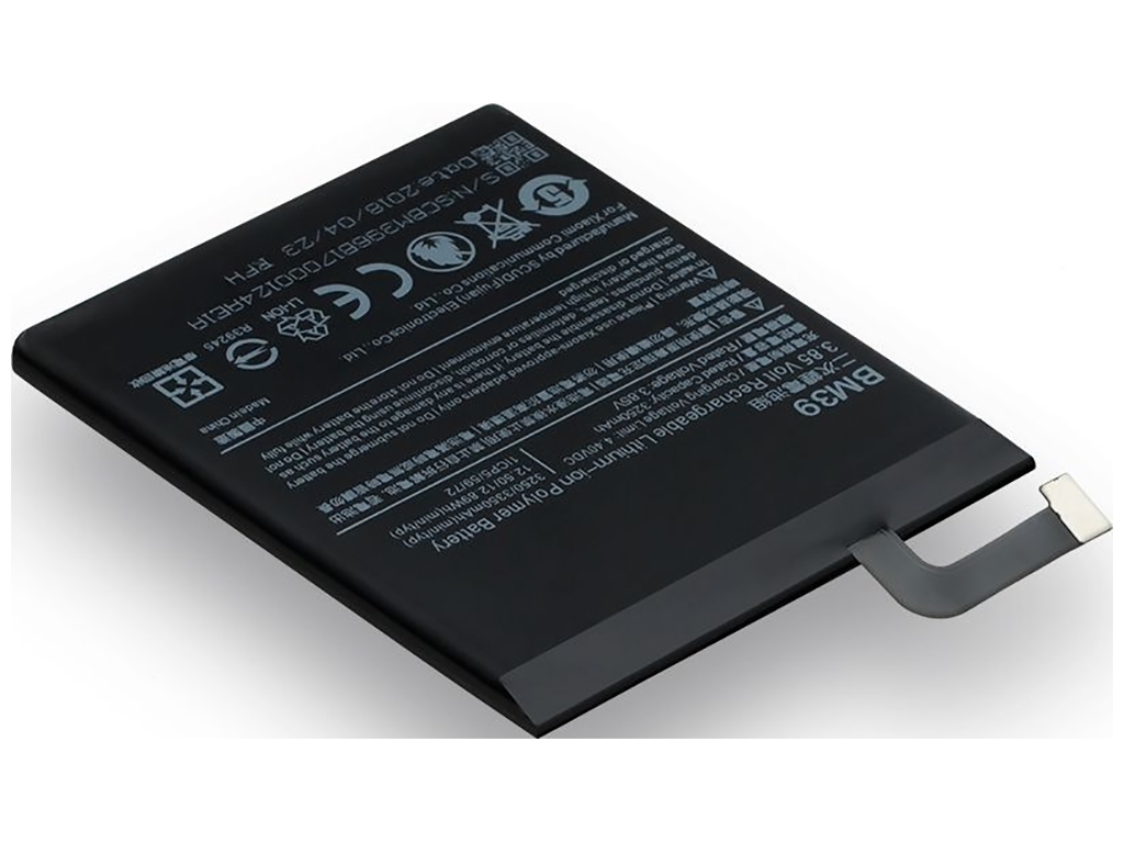 Акумулятор для Xiaomi Mi 6 / BM39 Характеристики AAAA no LOGO