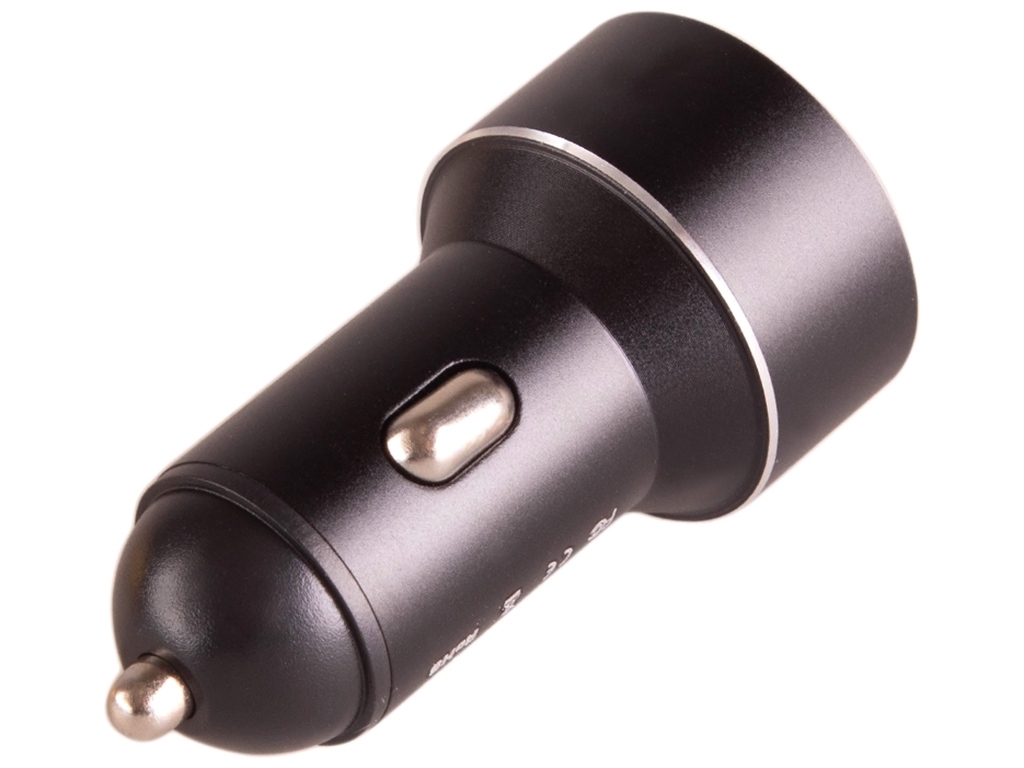 Автомобильное зарядное устройство VOIN C-31209BK, 2USB (12/24V - 5V 3,1A) + вольтметр
