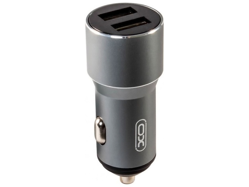 Автомобильное Зарядное Устройство XO-CC30 Dual USB, Серый