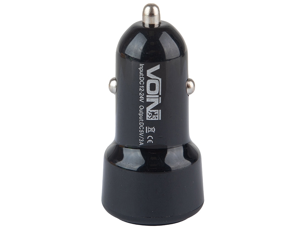 Автомобильное зарядное устройство VOIN C-36209, 1USB (12/24V - 5V 3,0A)
