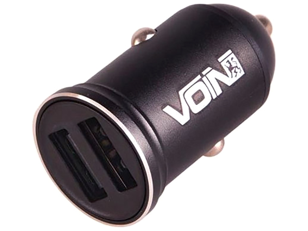 Автомобильное зарядное устройство VOIN C-31203BK, 2USB (12/24V - 5V 3,1A)