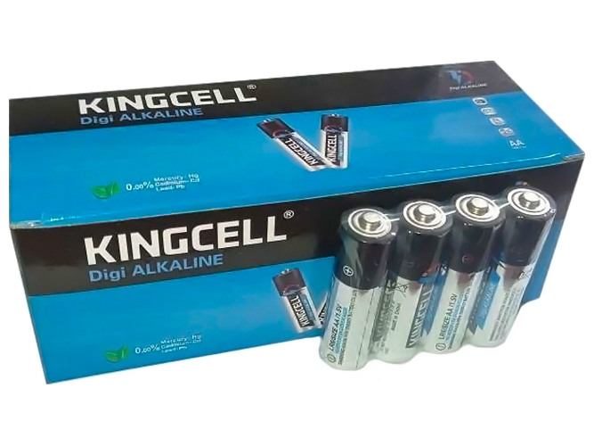 Батарейка алкалінова Kingcell 1,5V, AA, LR6 (ціна за спайку 4шт) 6973467017093