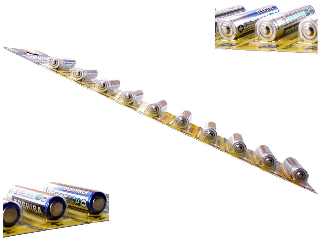 Батарейки алкалінові Toshiba High Power, 1,5V, AA, LR6GCP (ціна за блістер 10шт)