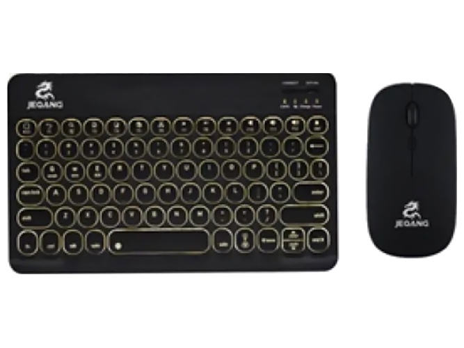 Беспроводная Клавиатура и Мышь JEQANG JB-362, цвет Черный