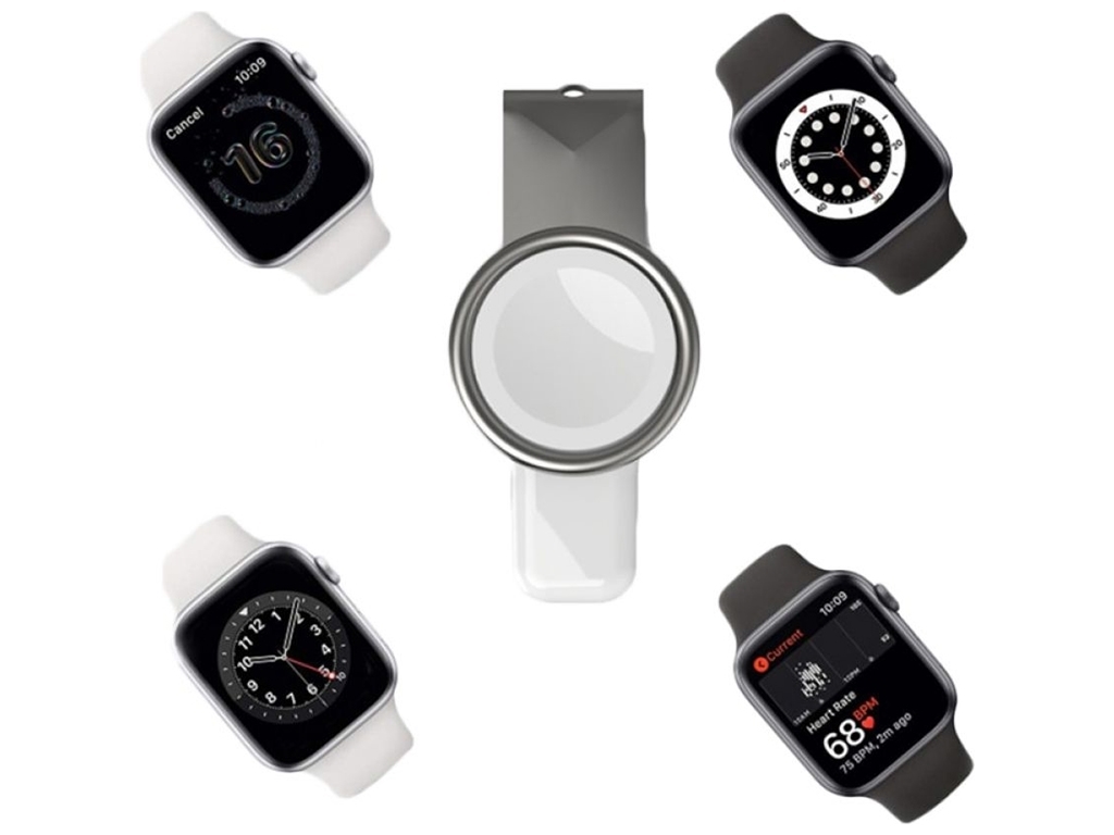 Беспроводное Зарядное Устройство Magnetic for Apple Watch Цвет Белый