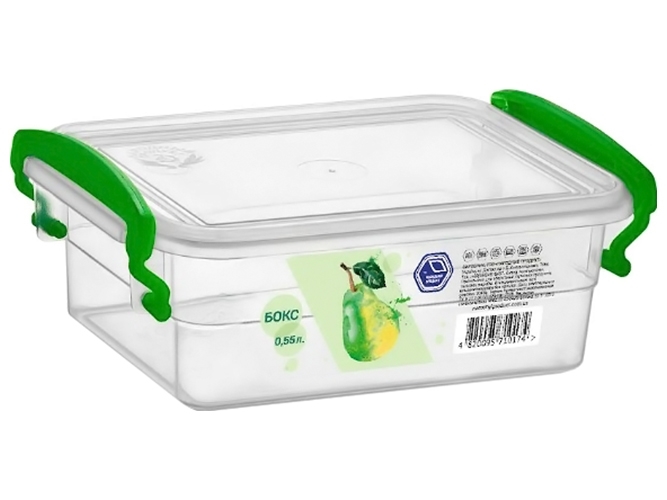 Бокс с ручками, 550мл