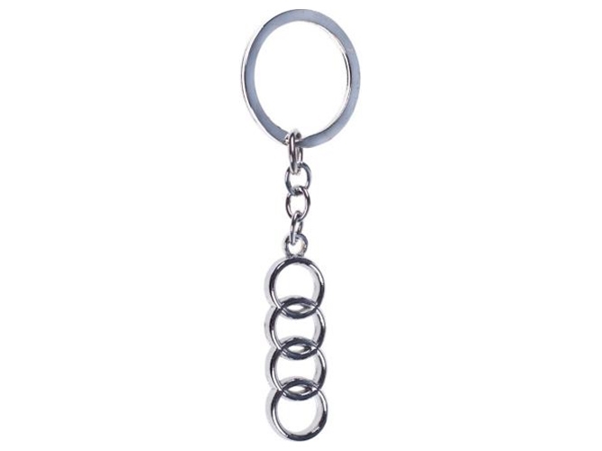 Брелок металевий дешевий 1шт AUDI (CN)