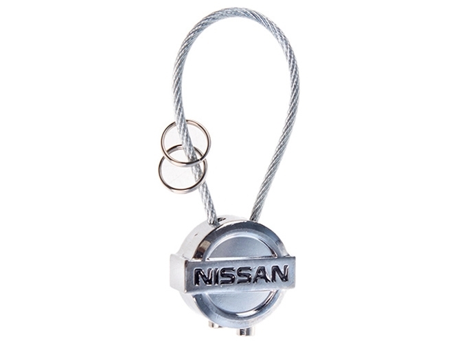 Брелок с силиконовым ремешком NISSAN (трос)