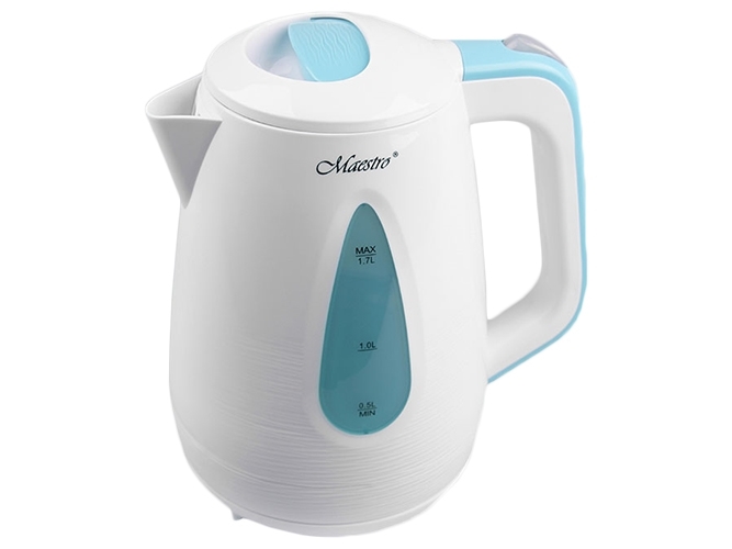 Чайник электрический Maestro BLUE 220-240В, 50Гц, 1850-2200Вт 1,7л