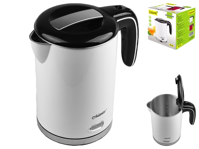 Чайник электрический Maestro WHITE 220-240В, 50Гц, 1500Вт 1,2л