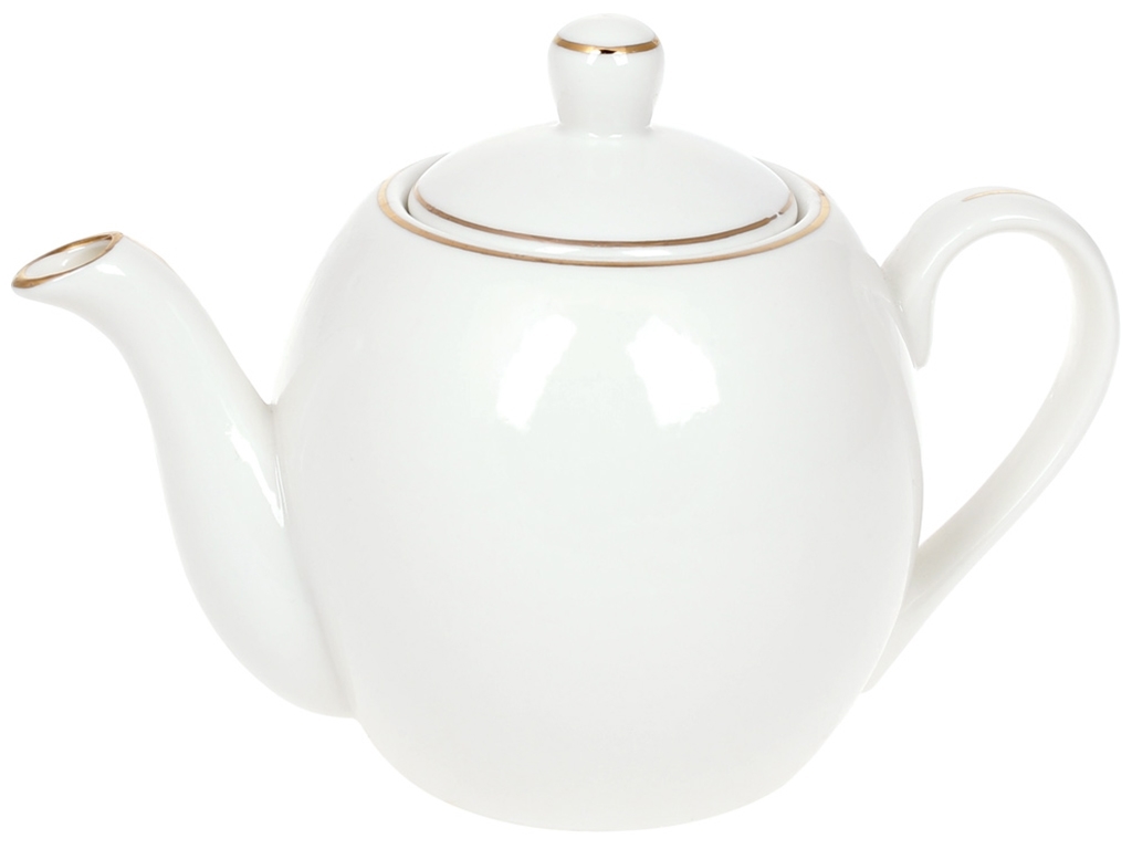 Чайник заварочный Нежность, с золотым кантом, 600мл
