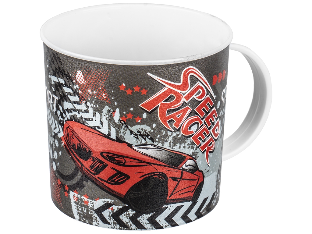 Чашка детская Herevin Car Speed Racer, пластиковая, 280мл, 86258