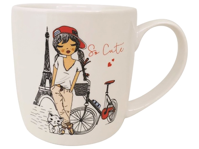 Чашка Limited Edition Miss Paris C, 280мл, 6900065763480