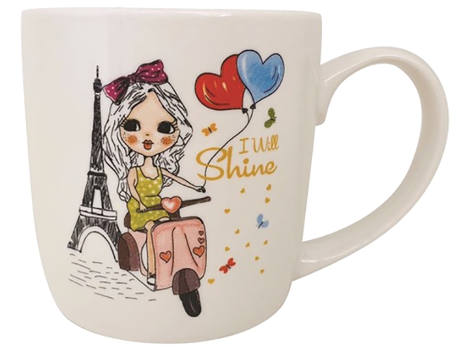 Чашка Limited Edition Miss Paris B, 280мл, 6900065763473