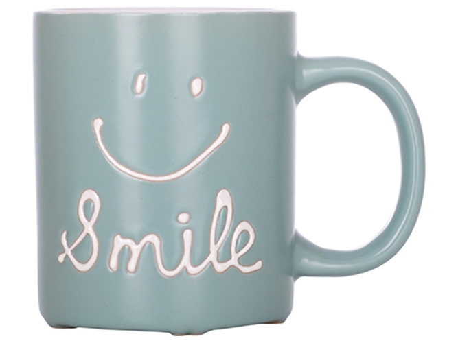 Чашка Limited Edition Smile, 330мл, зелена, 6900065315665