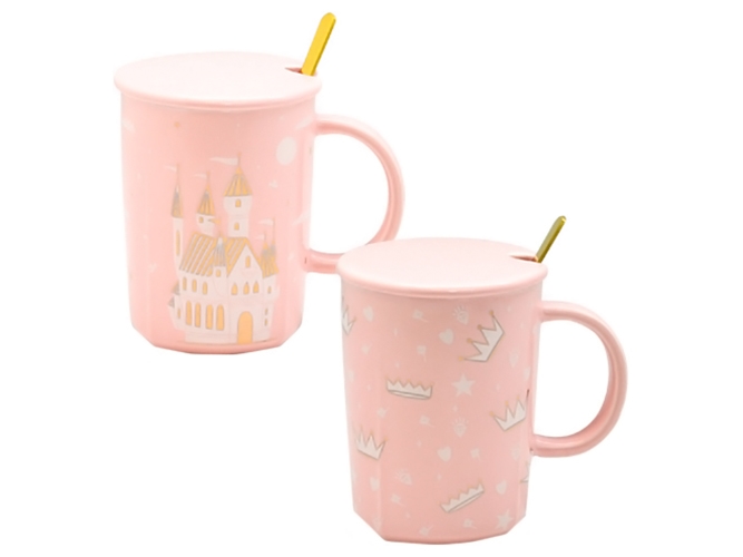 Чашка з кришкою та ложкою Princess 400мл