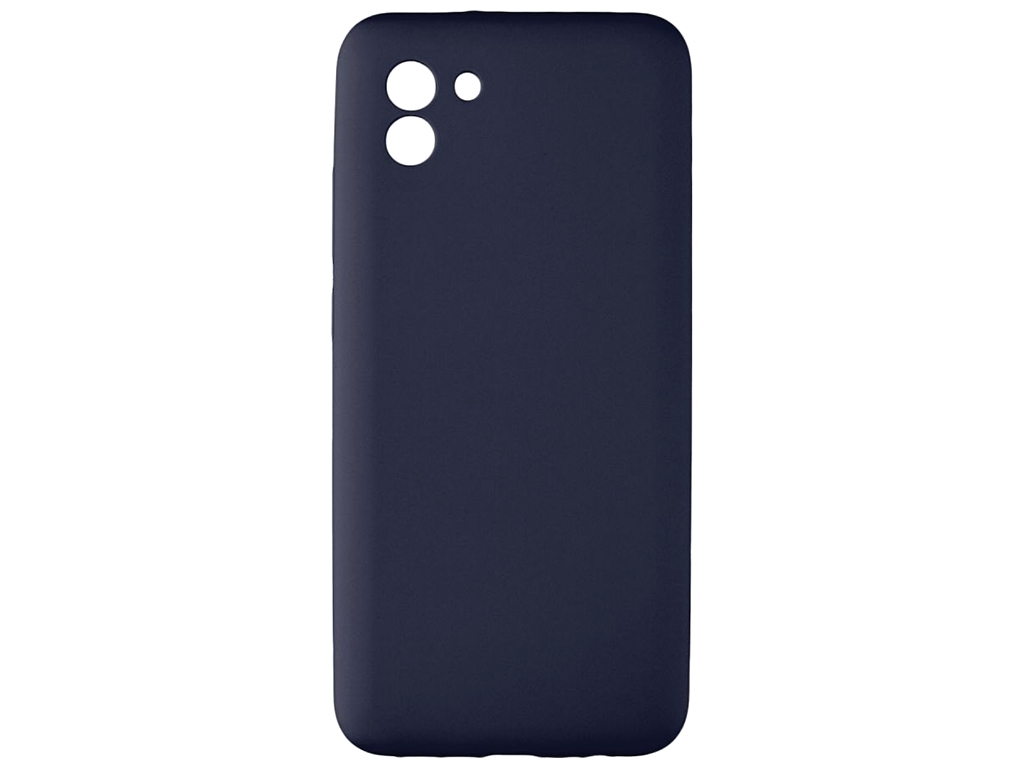 Чехол Full Case No Logo with frame для Samsung A03 4G Цвет 08, Dark Blue