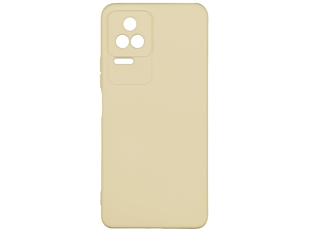 Чохол Full Case TPU+Silicone Touch No Logo для Xiaomi POCO F4 4G/5G Колір 11, Ivory