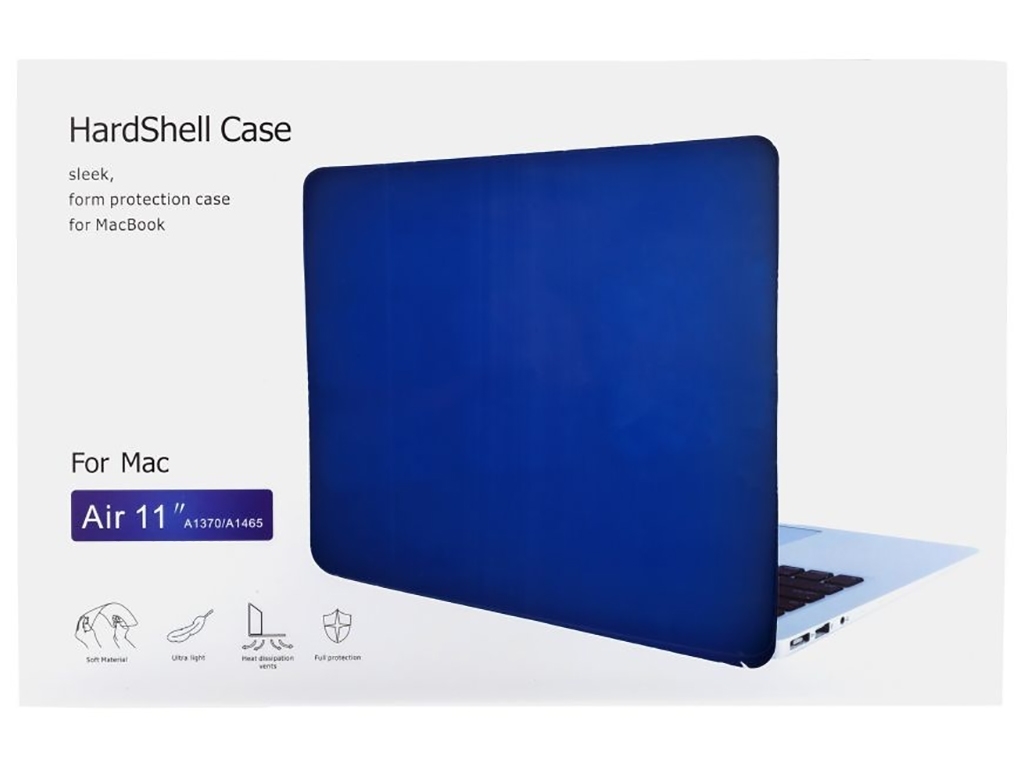 Чехол HardShell Case for MacBook 11.6 Air Цвет Blue