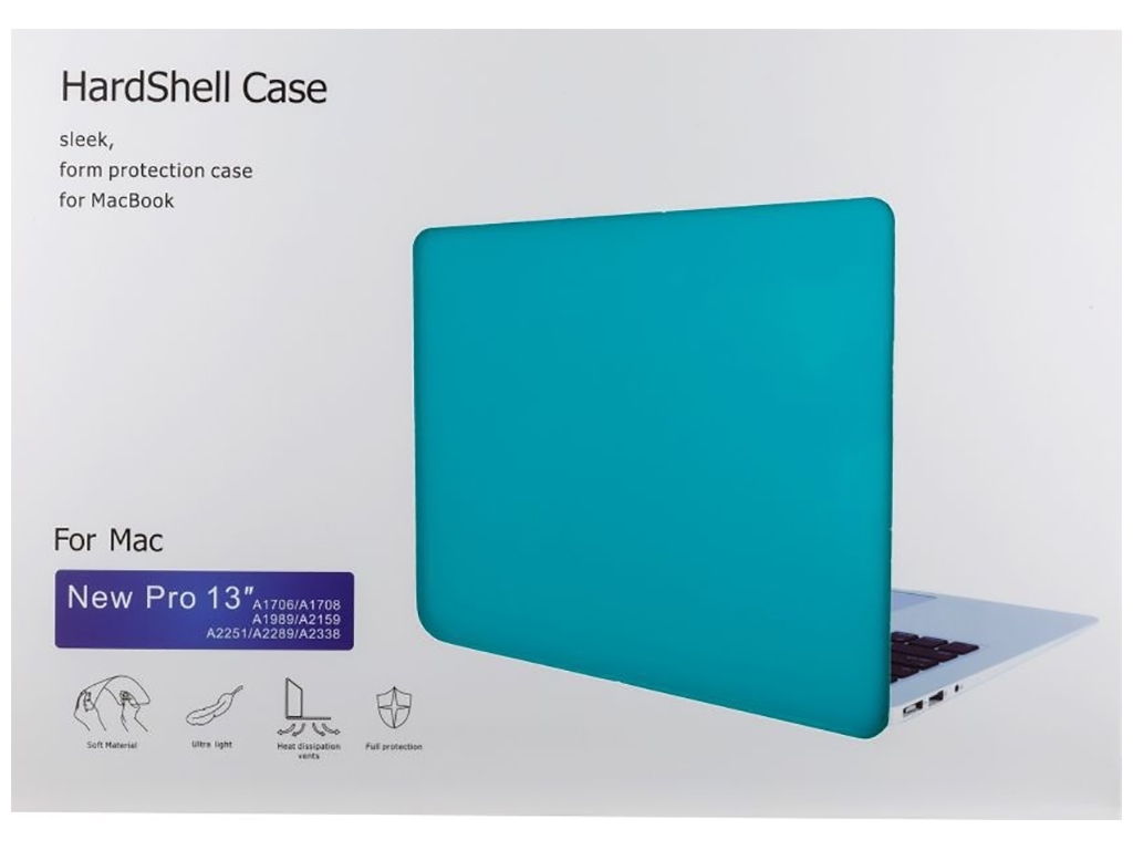 Чехол HardShell Case for MacBook 13.3 Pro 2020 Цвет Sky blue