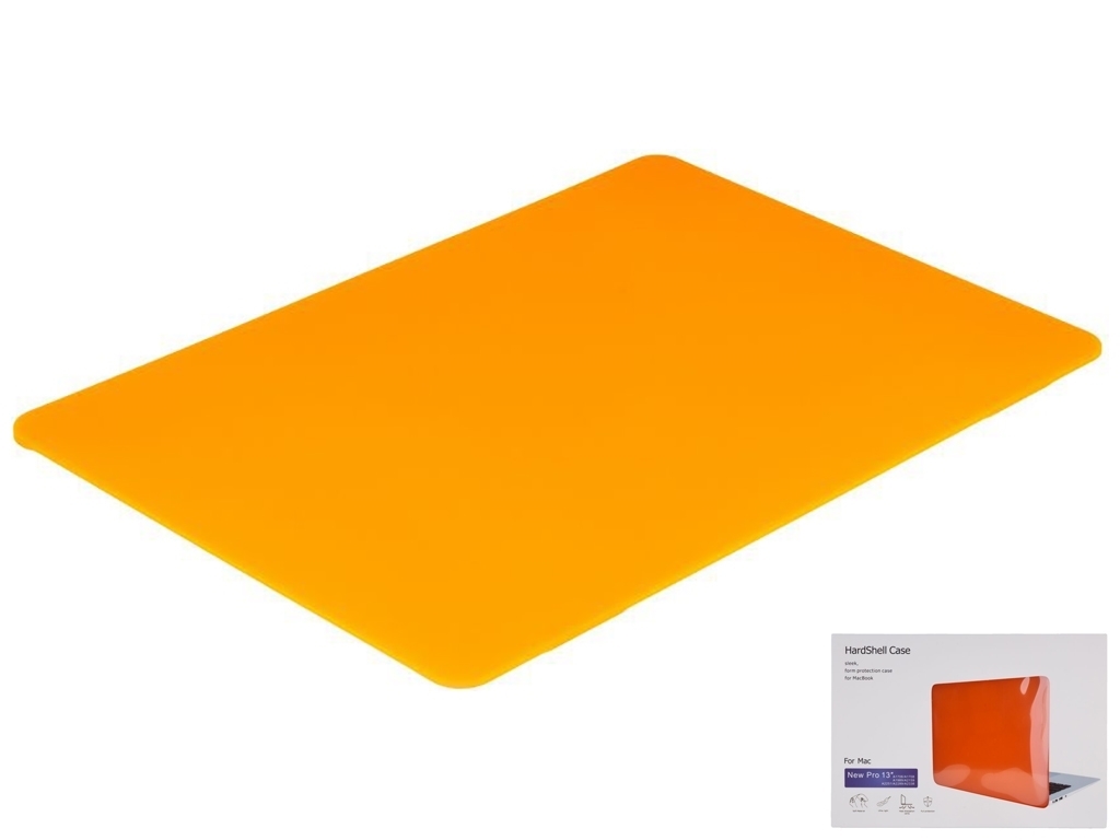 Чехол HardShell Case for MacBook 13.3 Pro (A1706/A1708/A1989/A2159/A2289/A2251/A2338) Цвет Orange