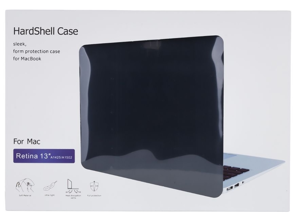 Чохол HardShell Case for MacBook 13.3 Retina (A1425/A1502) Колір D-Green