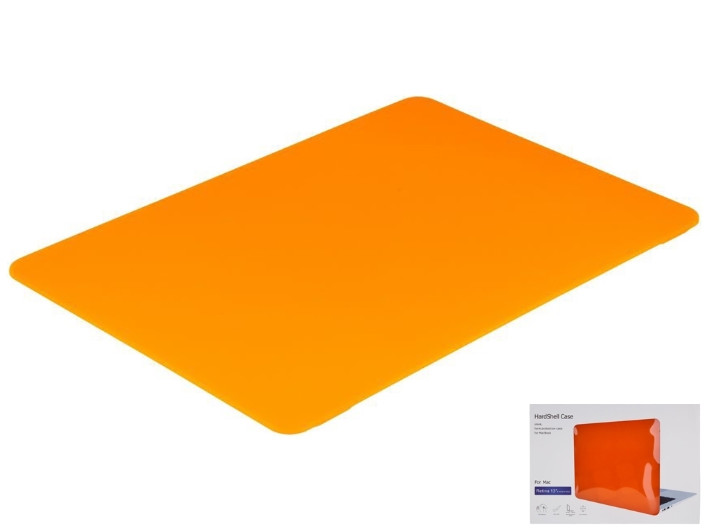 Чехол HardShell Case for MacBook 13.3 Retina (A1425/A1502) Цвет Orange