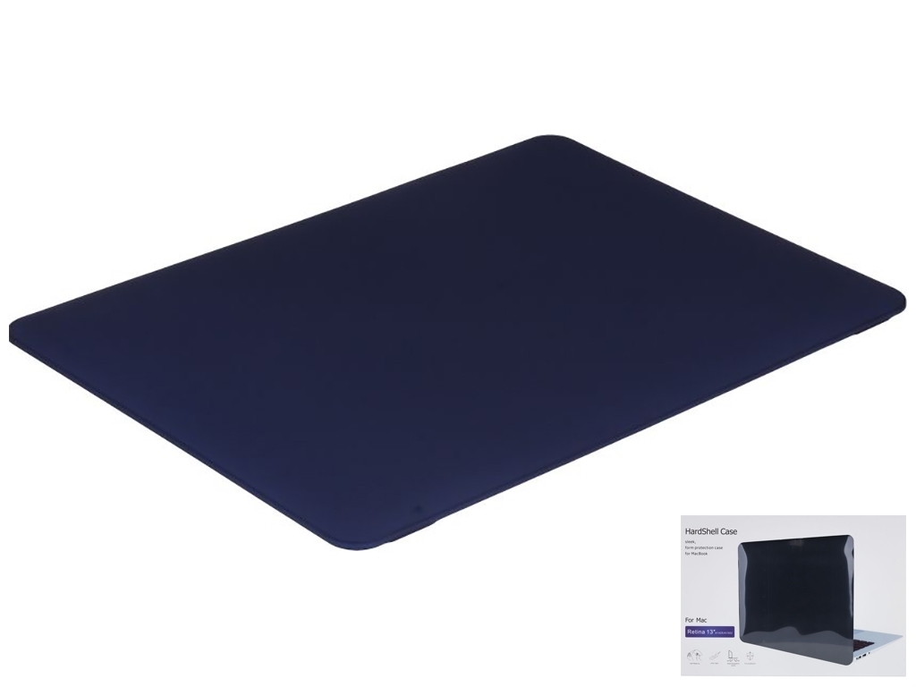 Чехол HardShell Case for MacBook 13.3 Retina (A1425/A1502) Цвет Navy Blue
