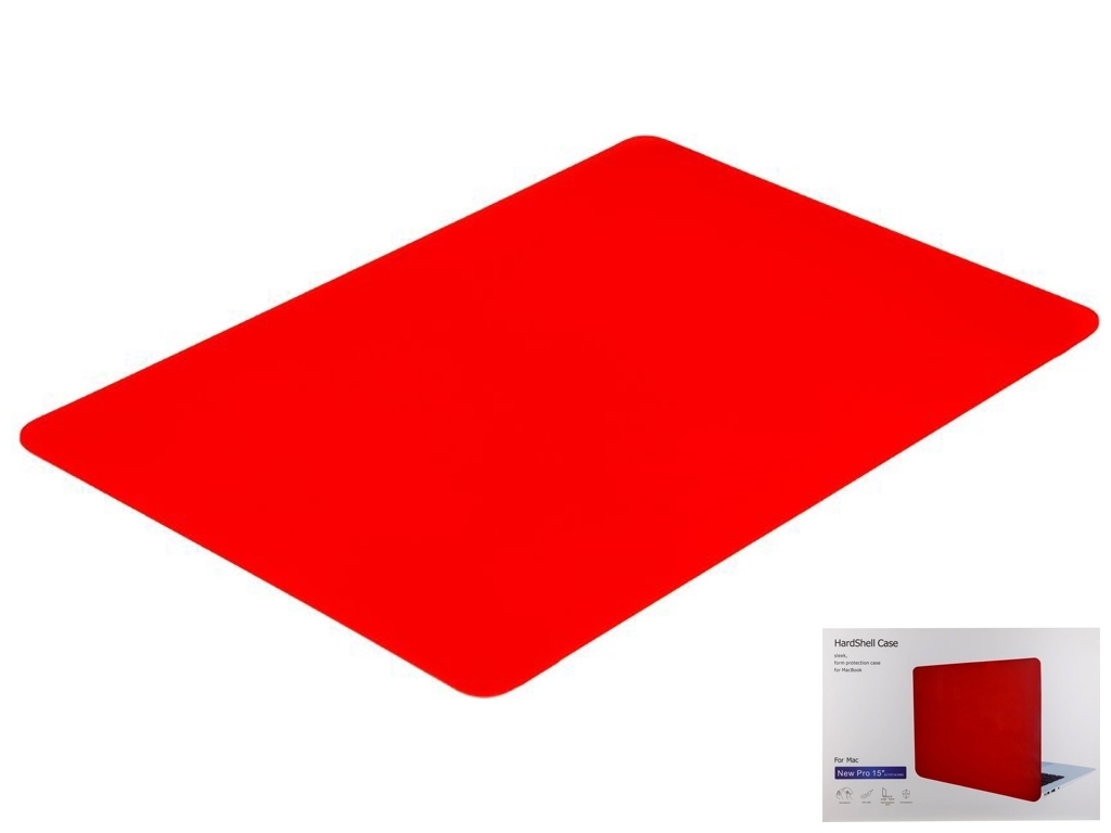 Чехол HardShell Case for MacBook 15.4 Pro Цвет Red