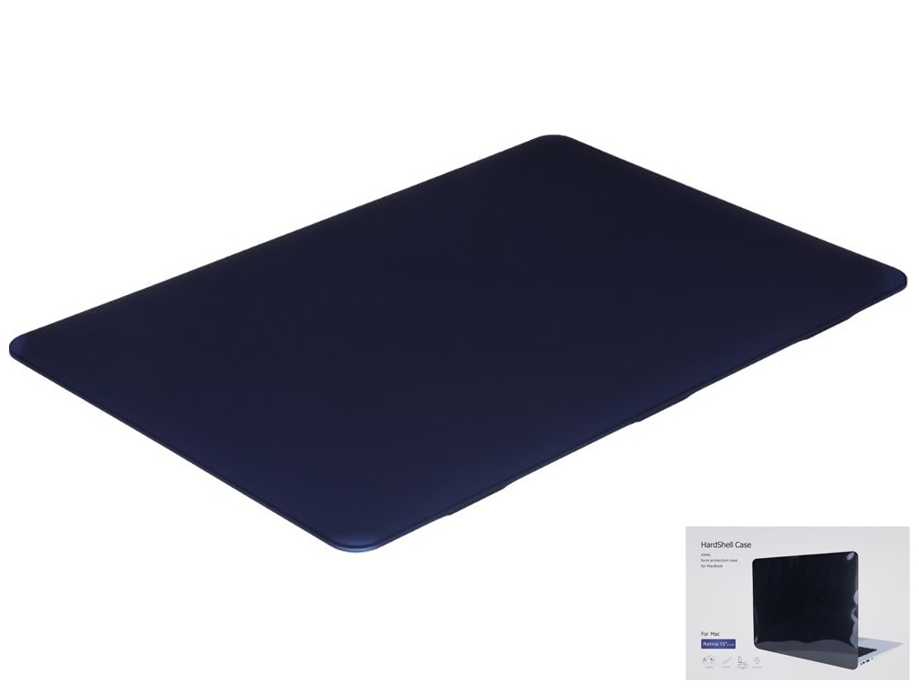 Чехол HardShell Case for MacBook 15.4 Retina (A1398) Цвет Navy Blue