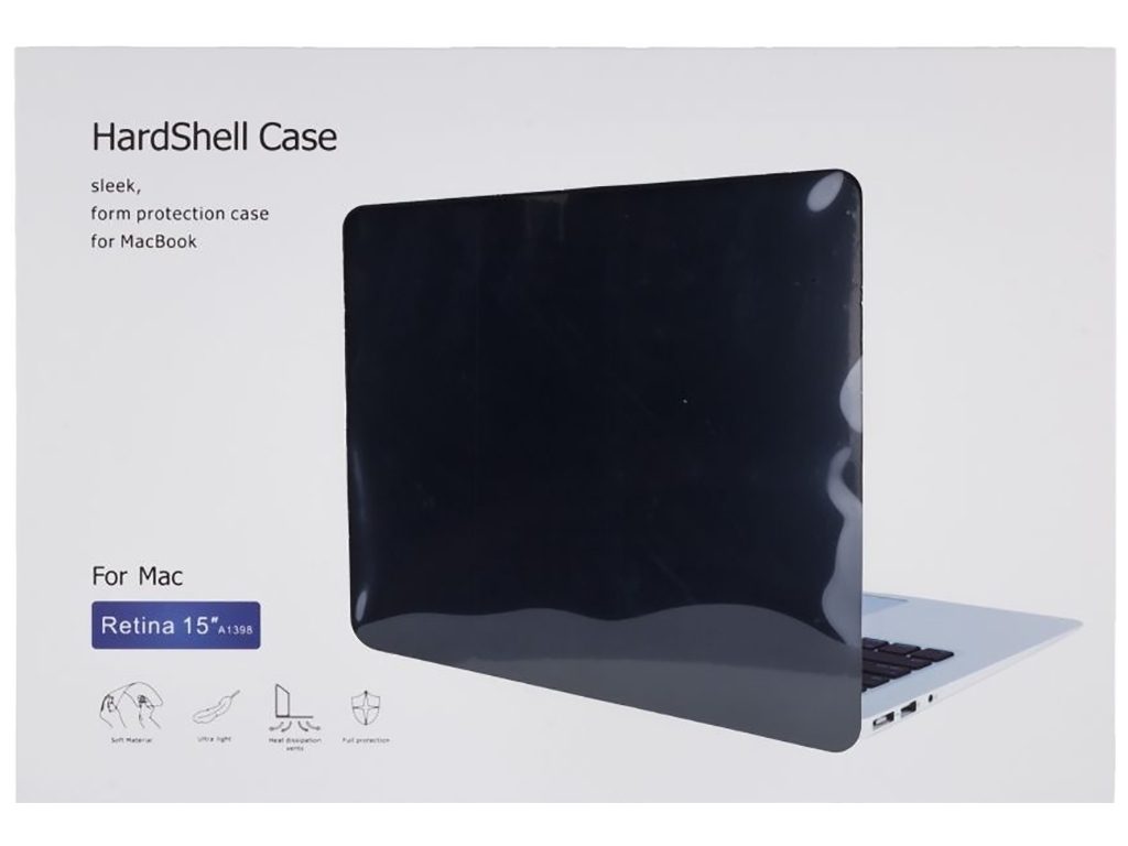 Чехол HardShell Case for MacBook 15.4 Retina (A1398) Цвет Navy Blue