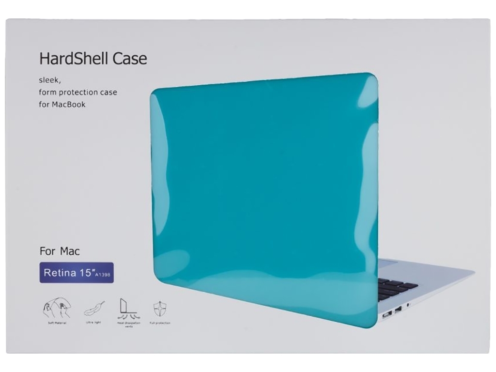 Чохол HardShell Case for MacBook 15.4 Retina (A1398) Колір Tiffany