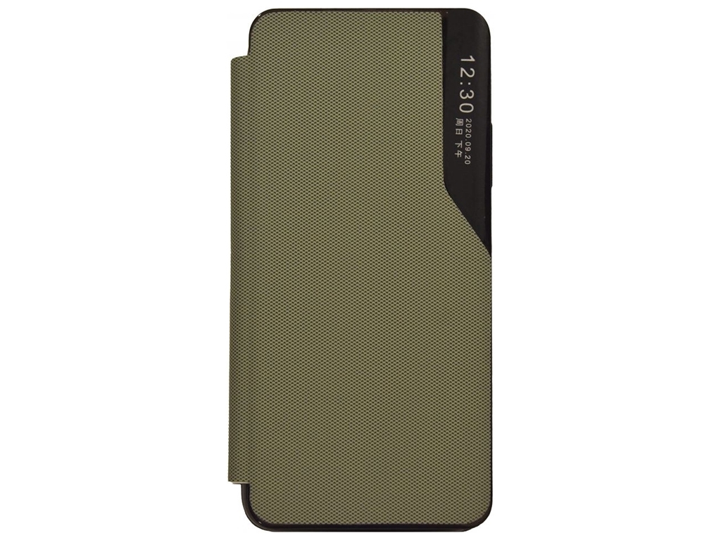 Чохол книжка Business Fabric для Samsung A03s 2021 A037F Колір 8, Green