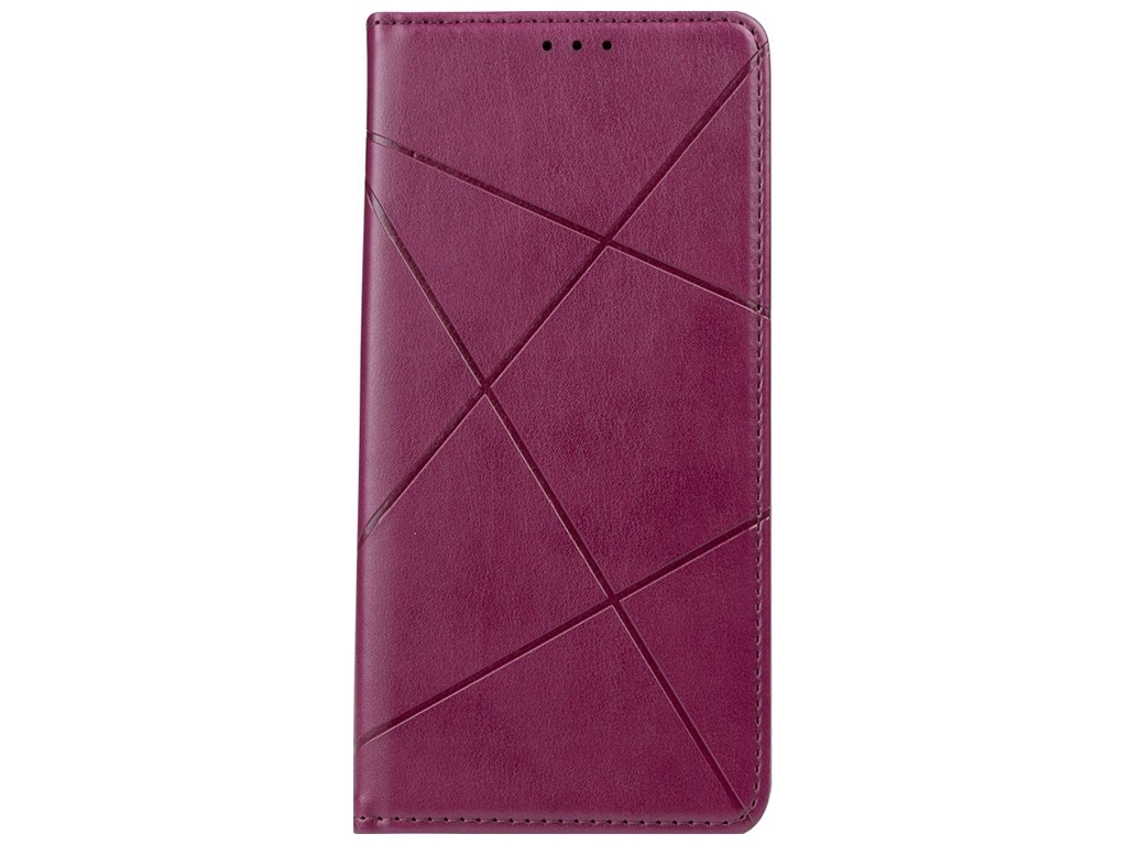 Чехол-книжка Business Leather для Realme Q3t Цвет Бордо