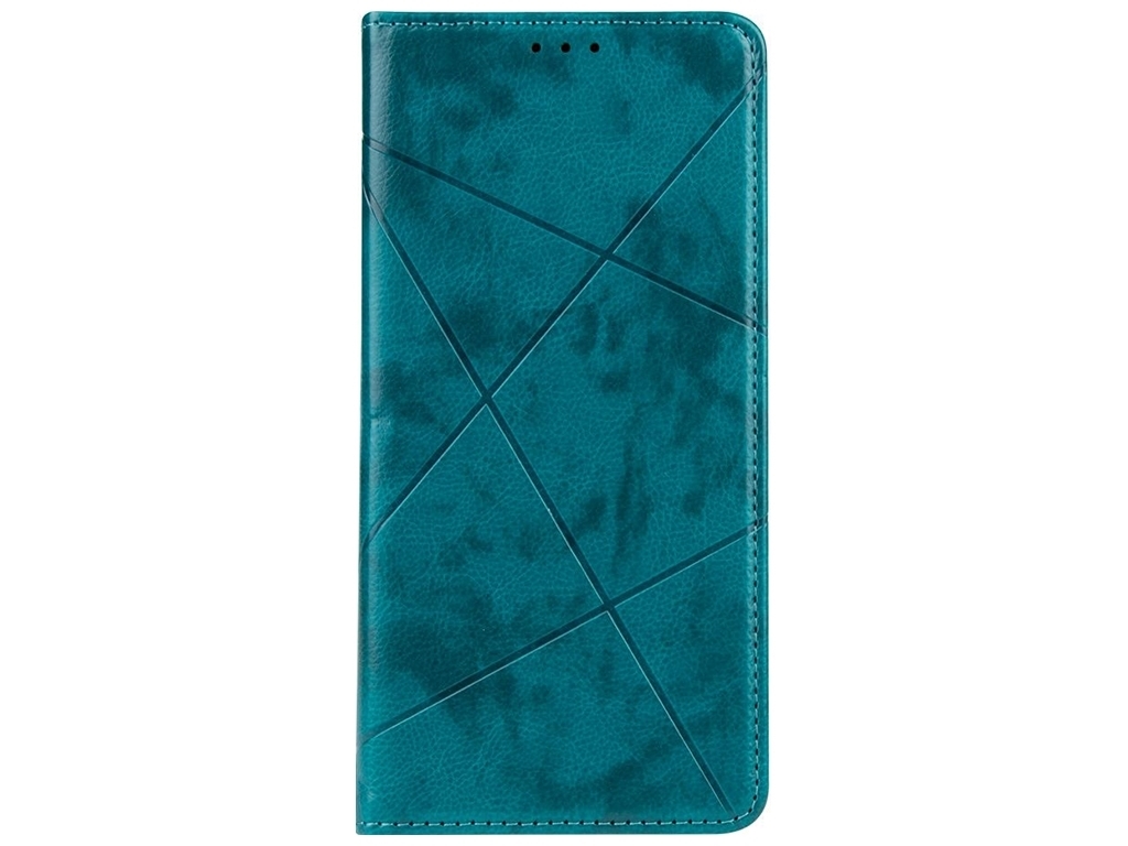 Чехол-книжка Business Leather для Realme Q3t Цвет Зелёный