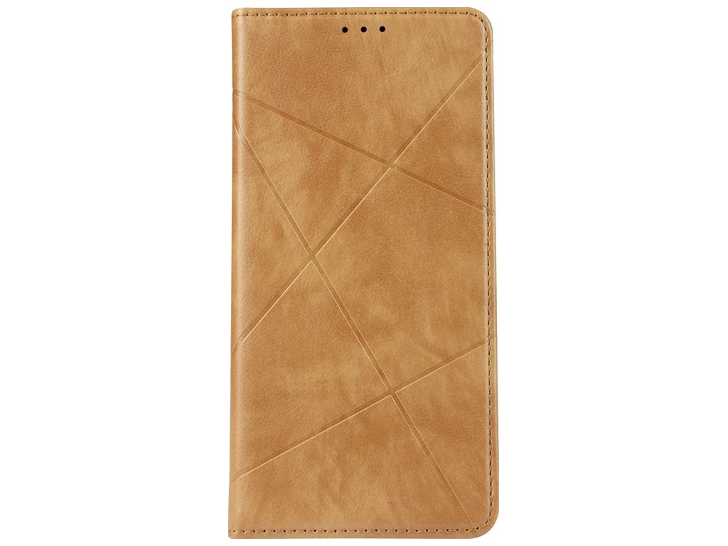 Чехол-книжка Business Leather для Realme Q3t Цвет Бежевый