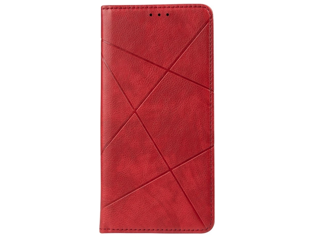 Чехол-книжка Business Leather для Samsung Galaxy A03 Цвет Красный