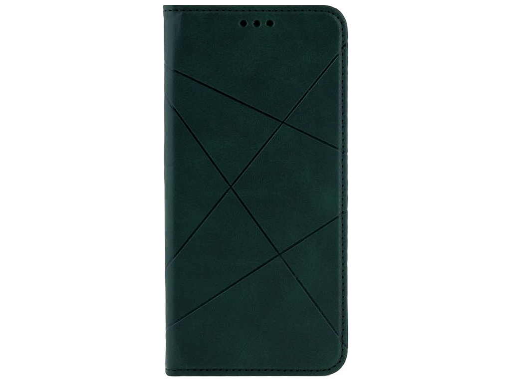 Чехол-книжка Business Leather для Samsung Galaxy A03s Цвет Зеленый