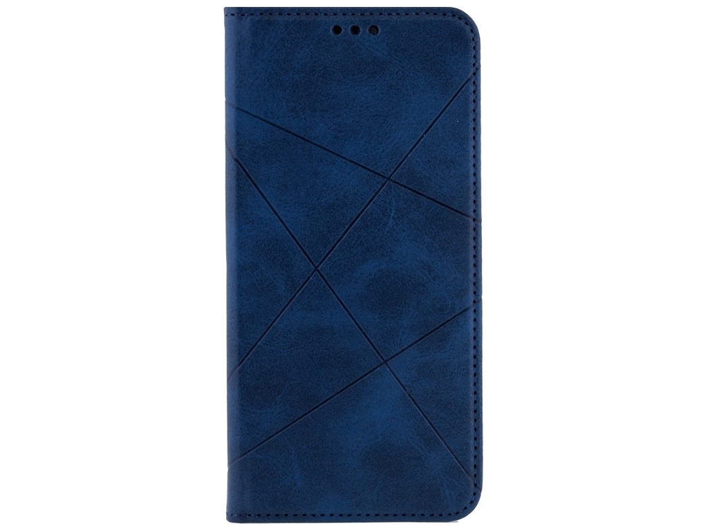 Чохол книжка Business Leather для Samsung Galaxy A03s Колір Синій