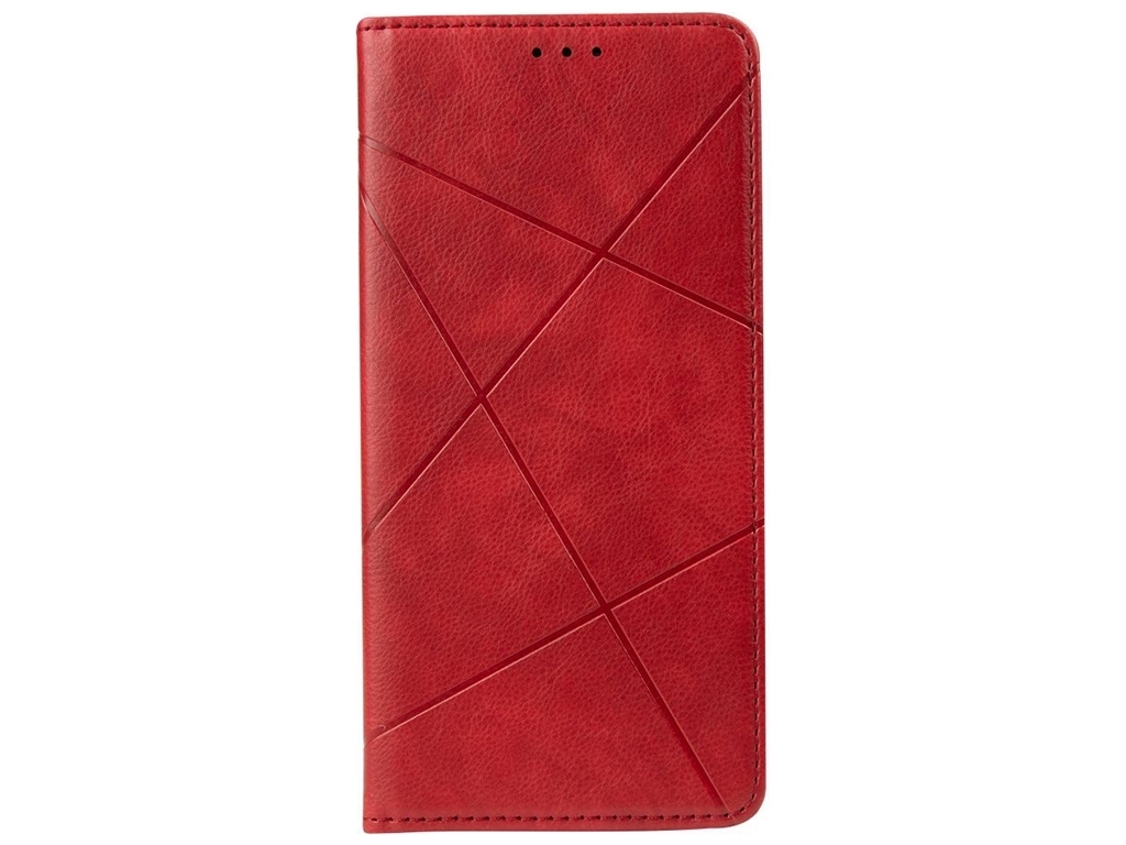 Чехол-книжка Business Leather для Xiaomi Mi 12 Pro Цвет Красный