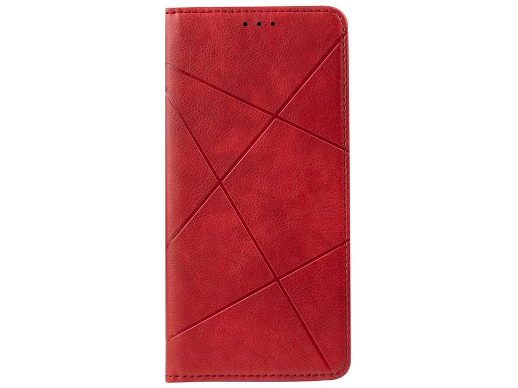 Чехол-книжка Business Leather для Xiaomi Poco X4/Redmi Note 11 Цвет Красный