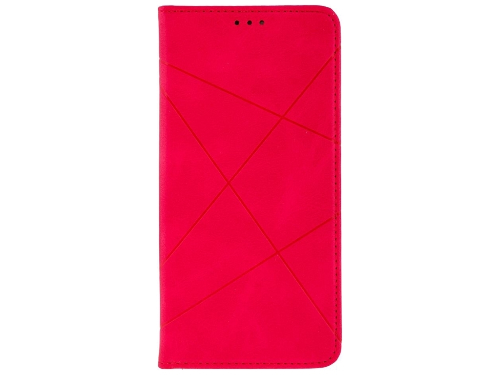 Чохол-книжка Business Leather для Xiaomi Redmi Note 10 Колір Малиновий