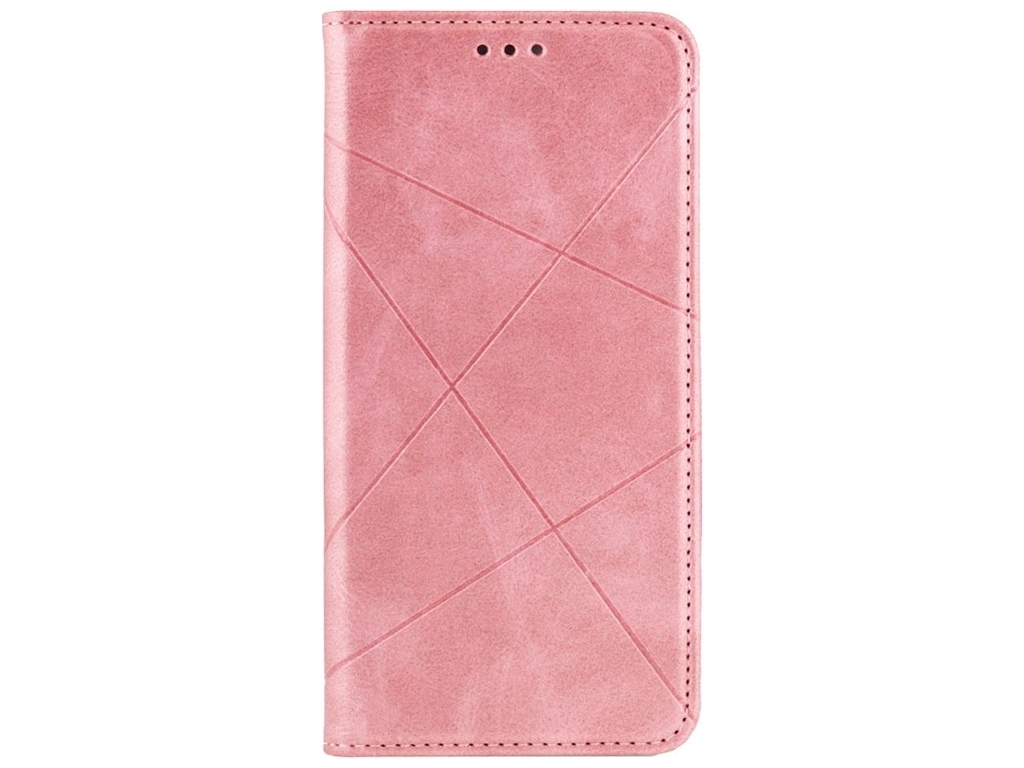 Чехол-книжка Business Leather для Xiaomi Redmi Note 10 Цвет Розовый