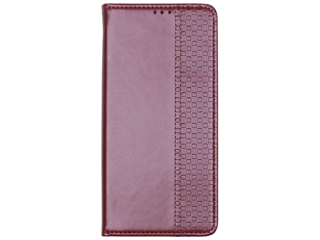 Чохол-книжка Chess Skin для Xiaomi Redmi Note 12S, колір Bordo