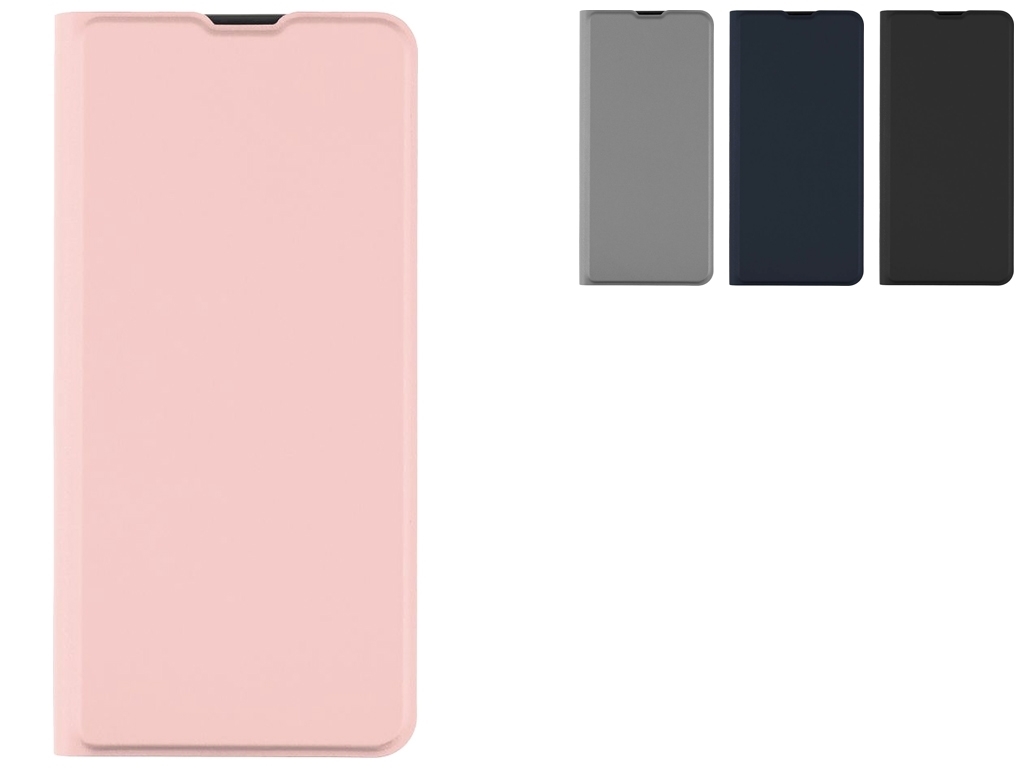 Чехол-книжка Elastic PU+TPU для Xiaomi Poco F4 4G/5G Цвет Light pink